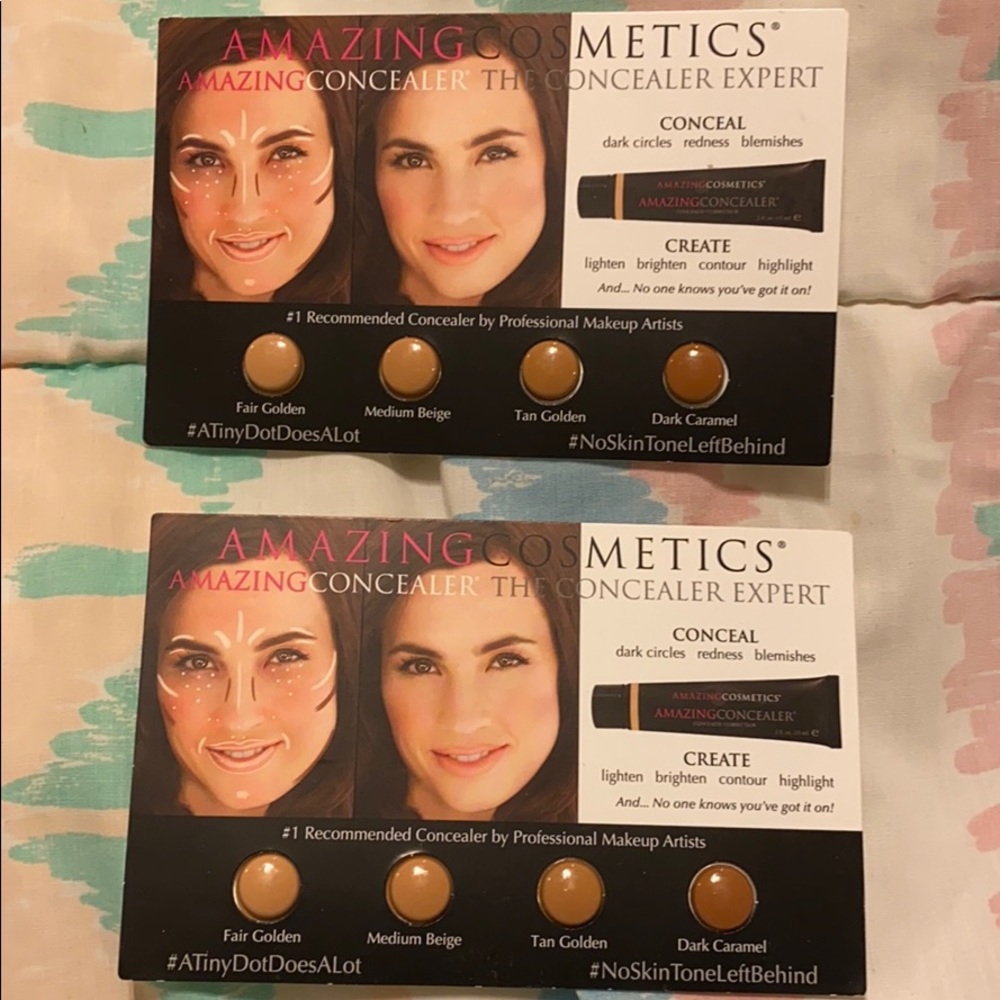 Amazing cosmetics concealers samples